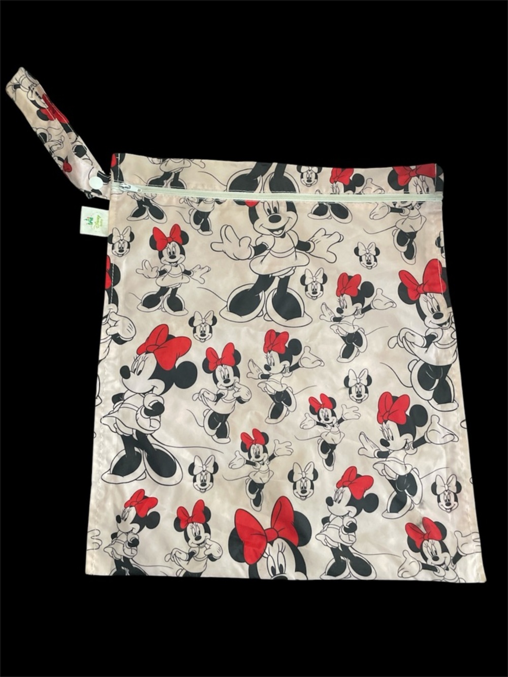 Disney Minnie Mouse Sketch Print Pouch in Red, Black, light Pink
